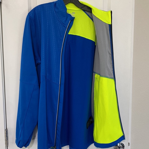 NWT - Mens Large - Under Armour Cold Gear Infrared Running Jacket - Royal Blue - Picture 9 of 11